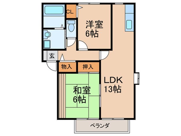 カサグランデⅢの物件間取画像